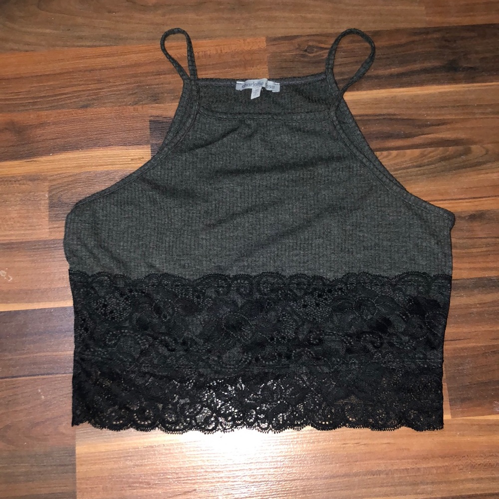 lacy tank top